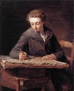 LePICIeR, Nicolas-Bernard The Young Draughtsman dg Sweden oil painting artist